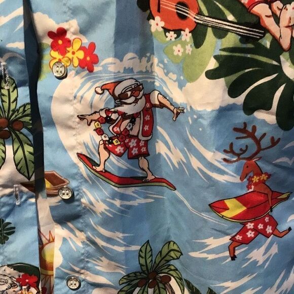 Shirt SSLR Christmas casual shirt size small - Picture 3 of 4